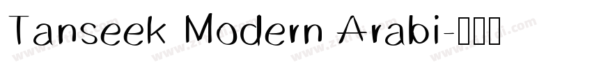Tanseek Modern Arabi字体转换